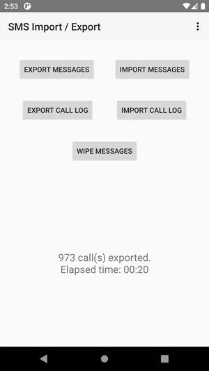 SMS Import  Export